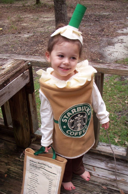 DIY Starbucks halloween costume