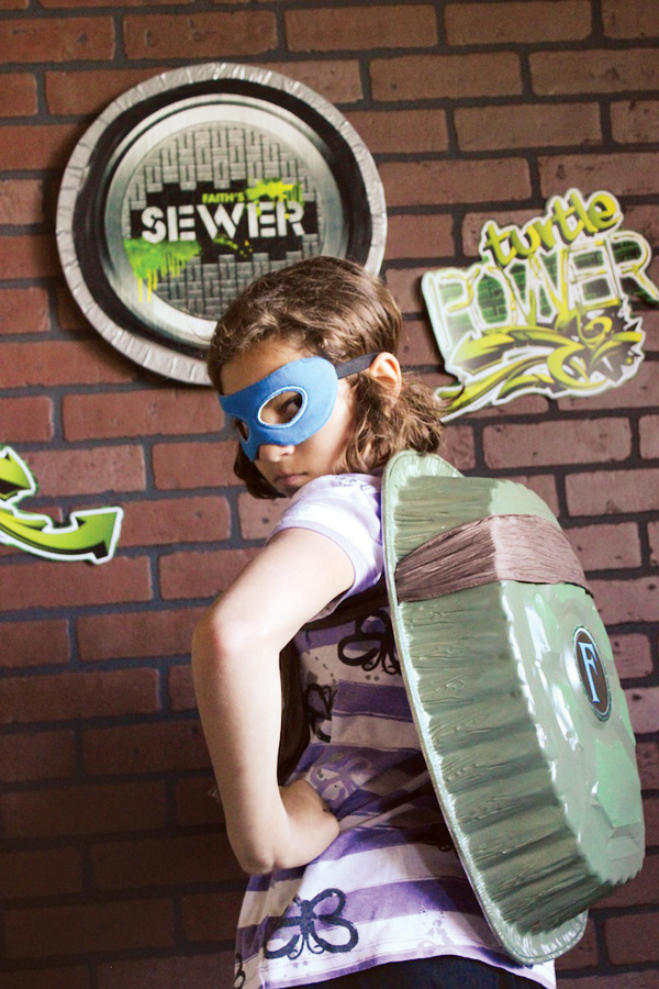 DIY teenage mutant ninja turtle costume
