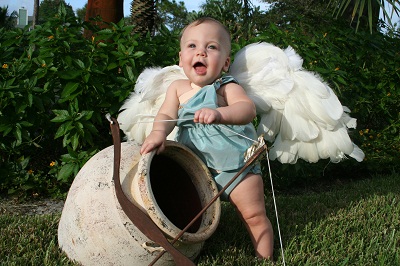 DIY cupid costume