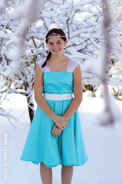 DIY Frozen princess costume