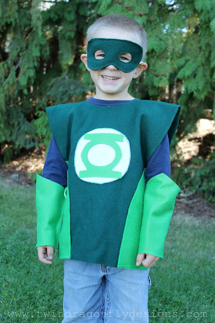 Kids Diy Green Lantern Costume Really Awesome Costumes