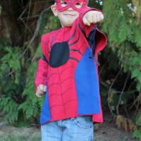 DIY spiderman costume