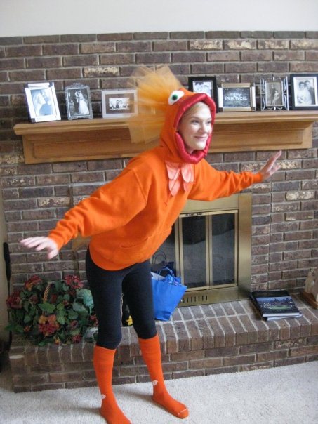 DIY goldfish costume