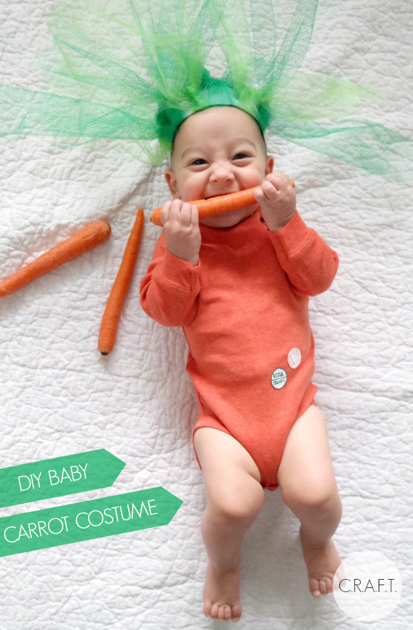 DIY carrot costume 