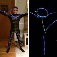 DIY Stick Figure Costume