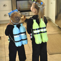 DIY Scuba Diver Costumes