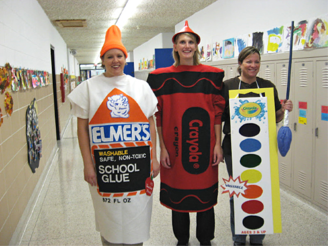 Elmer's glue bottle costume, handmade!  Cute halloween costumes, Cool  halloween costumes, Diy group halloween costumes